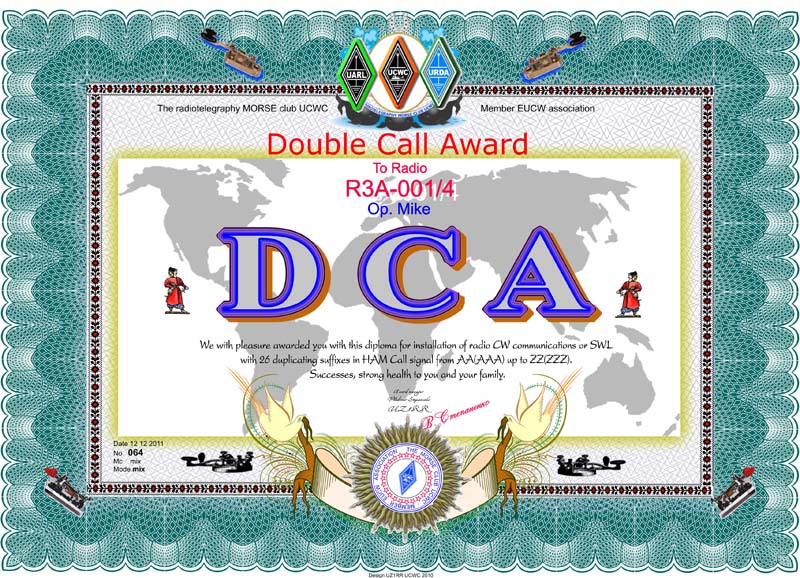 DCA (Double Call Award)